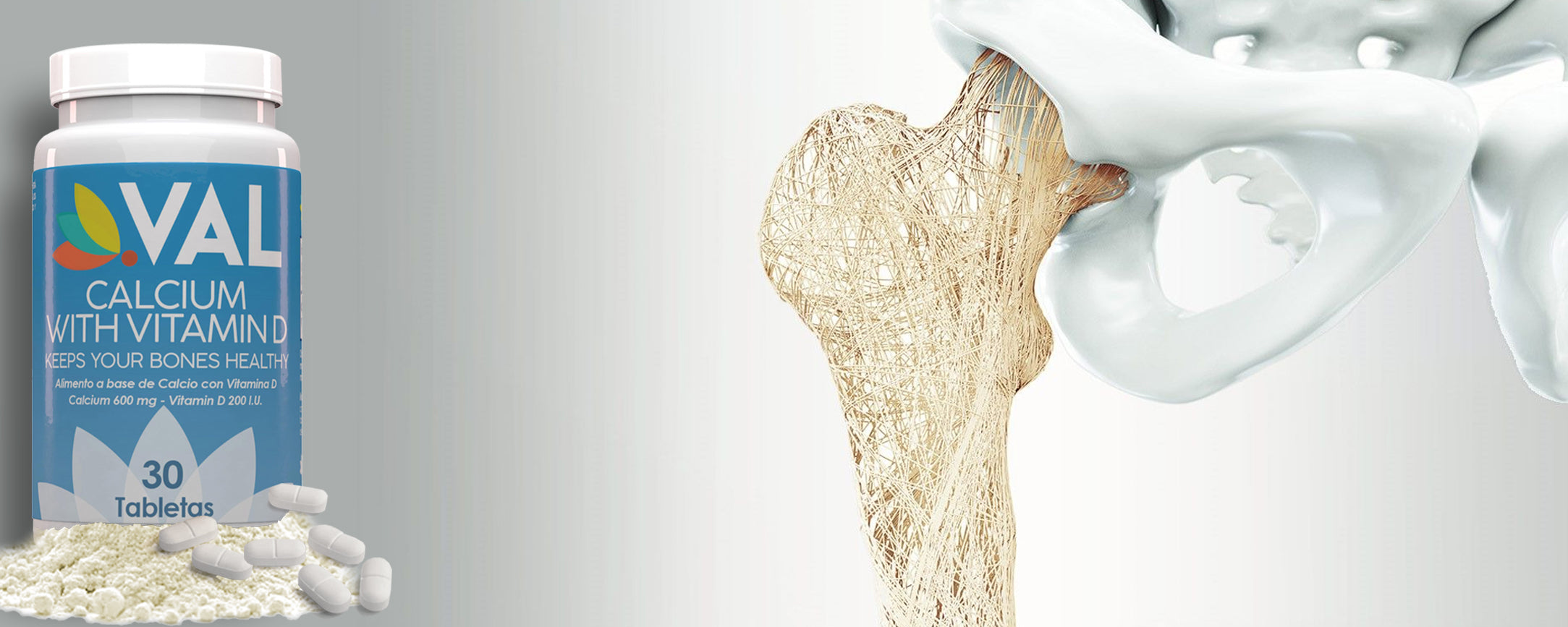 Calcio y vitamina D, los mejores amigos de tus huesos