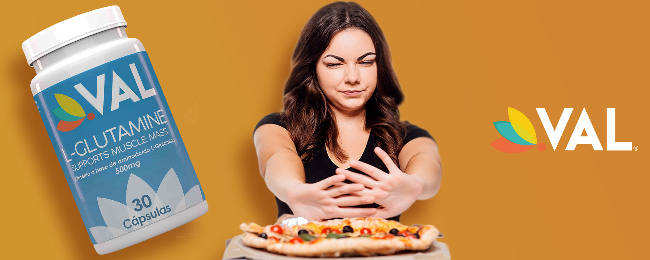 Control del hambre y ansiedad con L-Glutamina