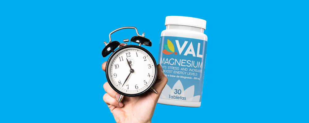Cuales son las mejores horas para tomar mi Magnesio VAL?