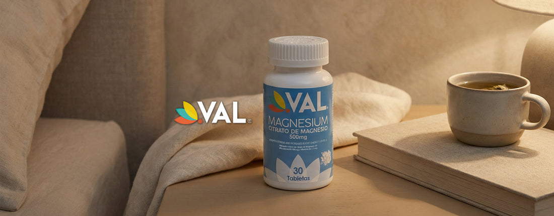 Magnesio con vitamina B6: El freno natural contra el estrés.