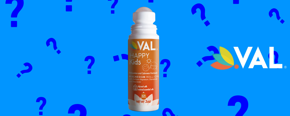 Preguntas y Respuestas acerca del Rollon de Magnesio para niños Happy Kids VAL