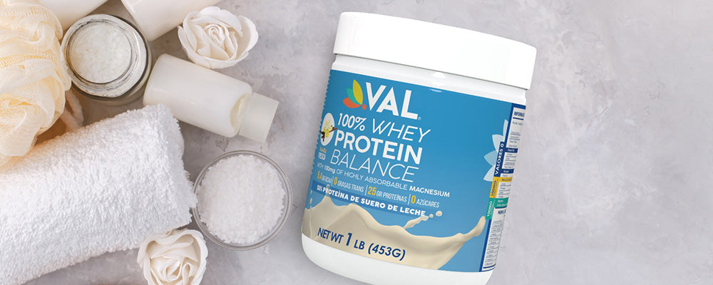 Agrega proteína Whey Protein Balance VAL y retrasa el envejecimiento