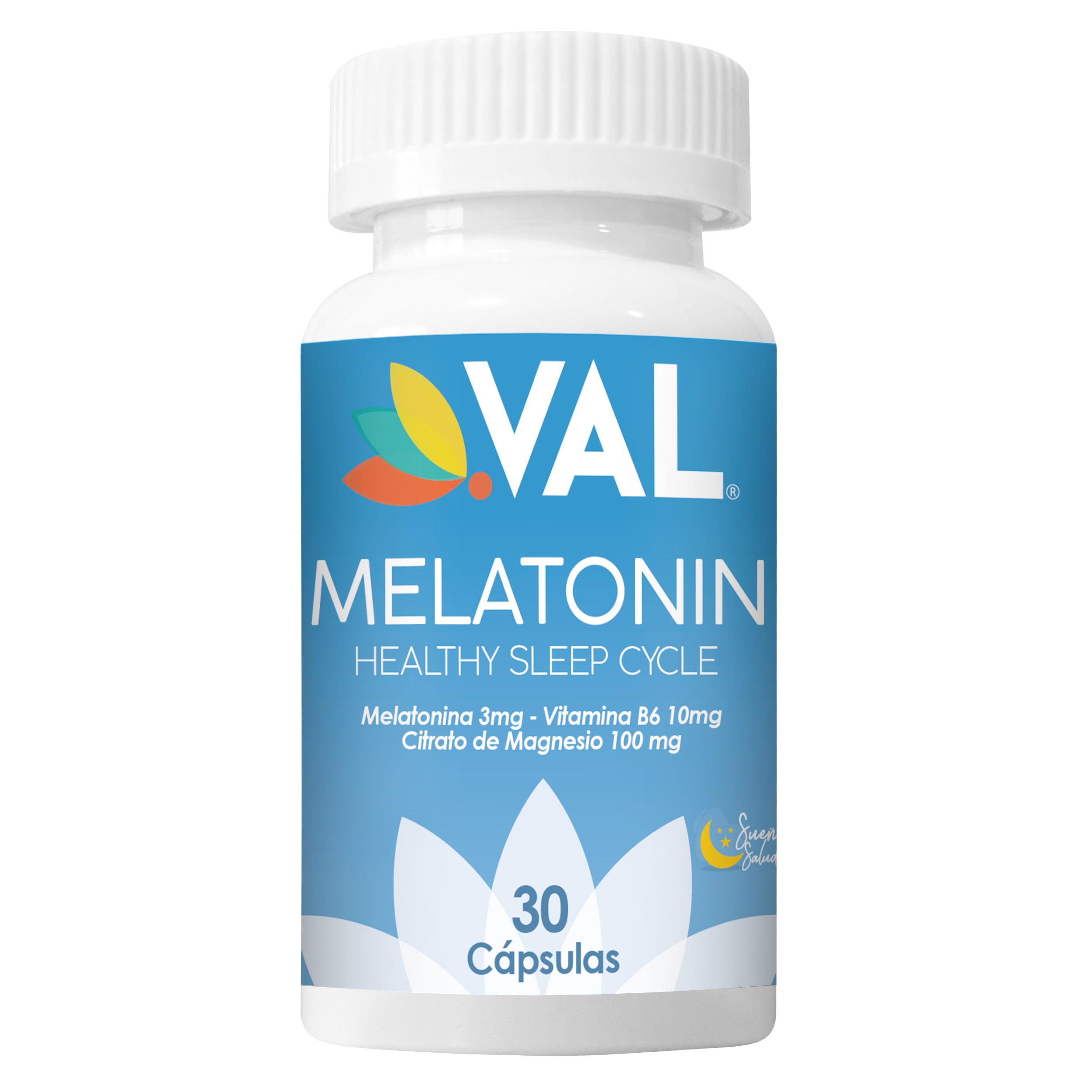 MELATONINA CON VITAMINA B6 Y CITRATO DE MAGNESIO