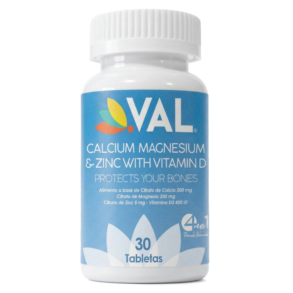 CALCIO, MAGNESIO Y ZINC + VITAMINA D