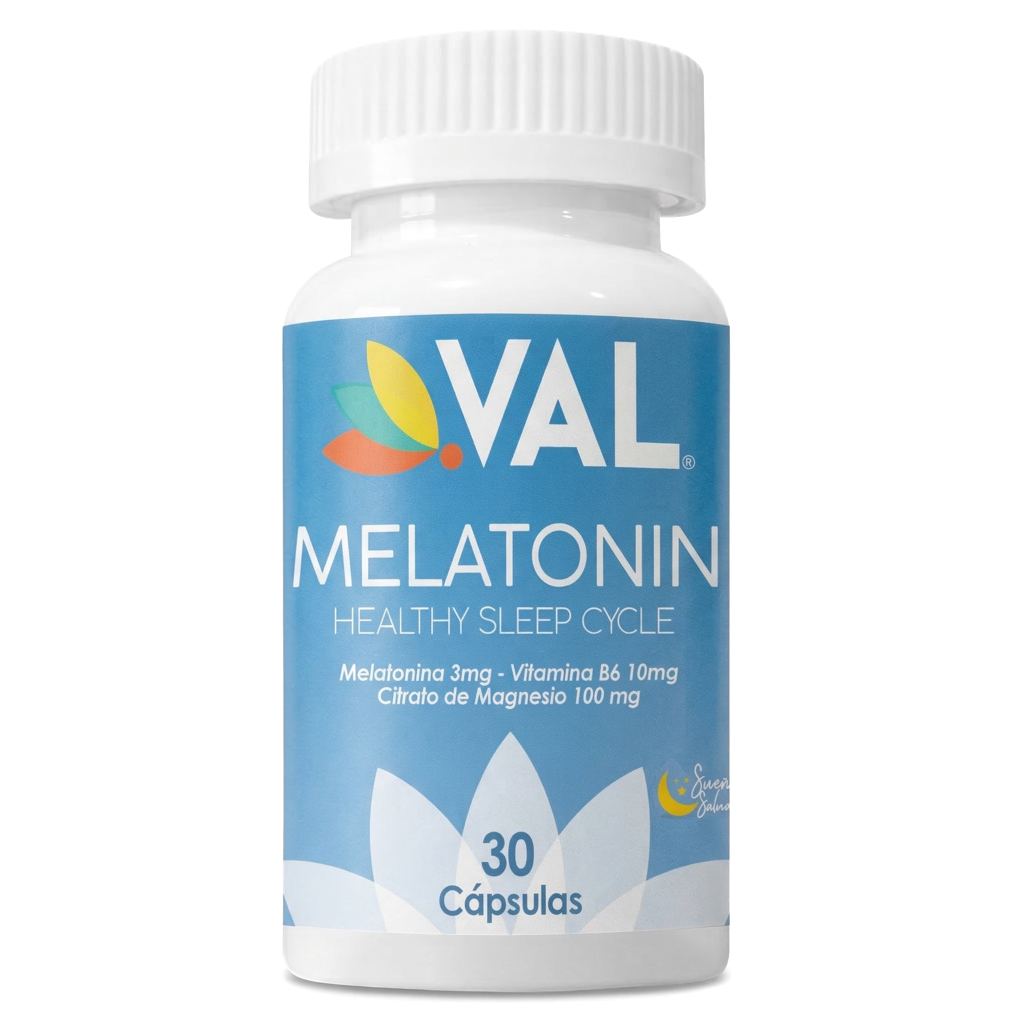 MELATONINA CON VITAMINA B6 Y CITRATO DE MAGNESIO
