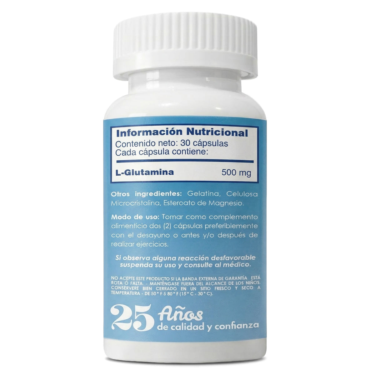 L-GLUTAMINA 500MG